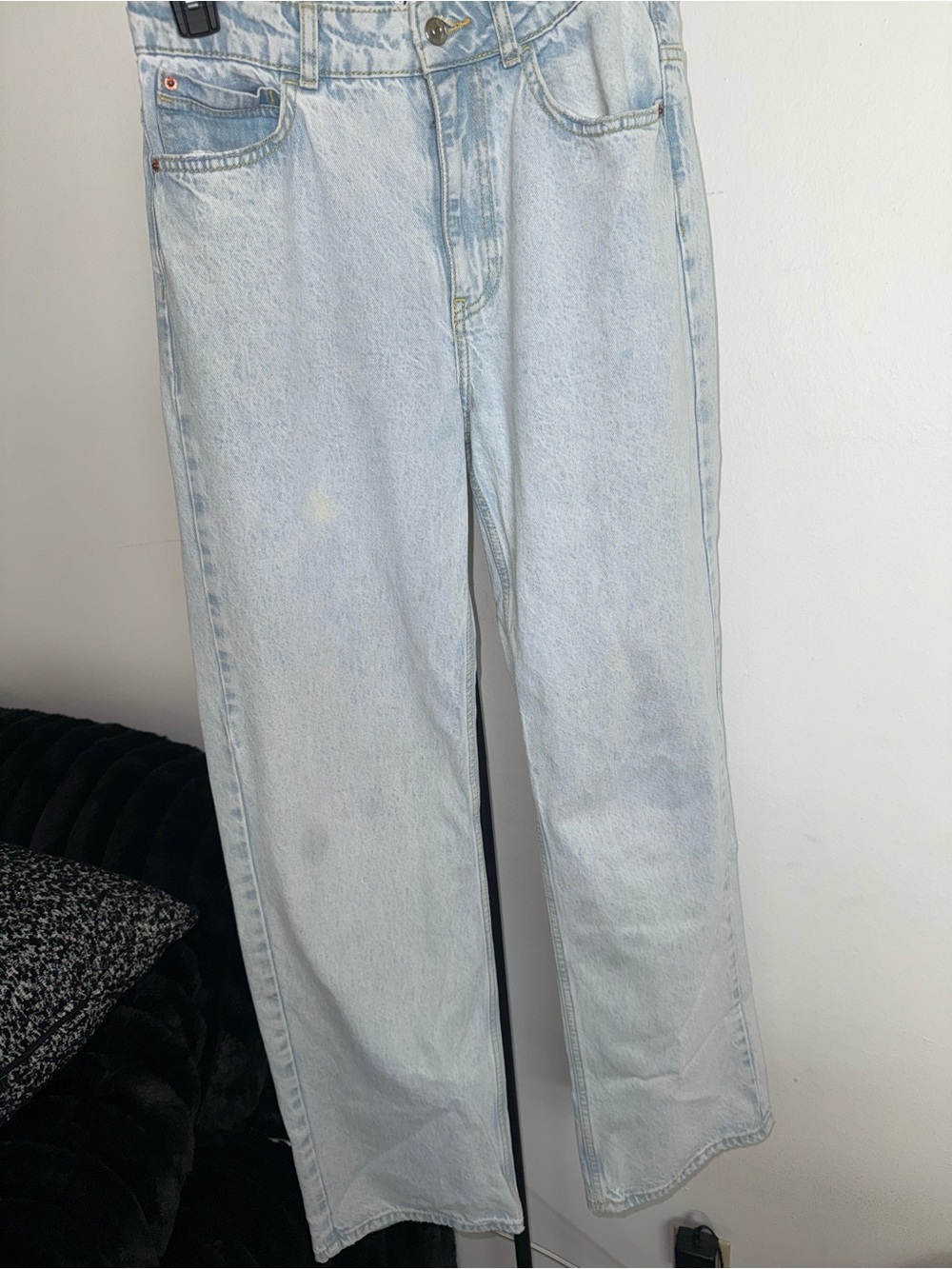 Zara Light Blue Straight-Leg Men’s Jeans